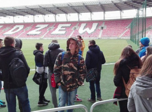 Zwiedzamy stadion WIDZEWA