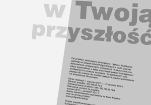 Nauka Inwestycją w Twoją Przyszłość